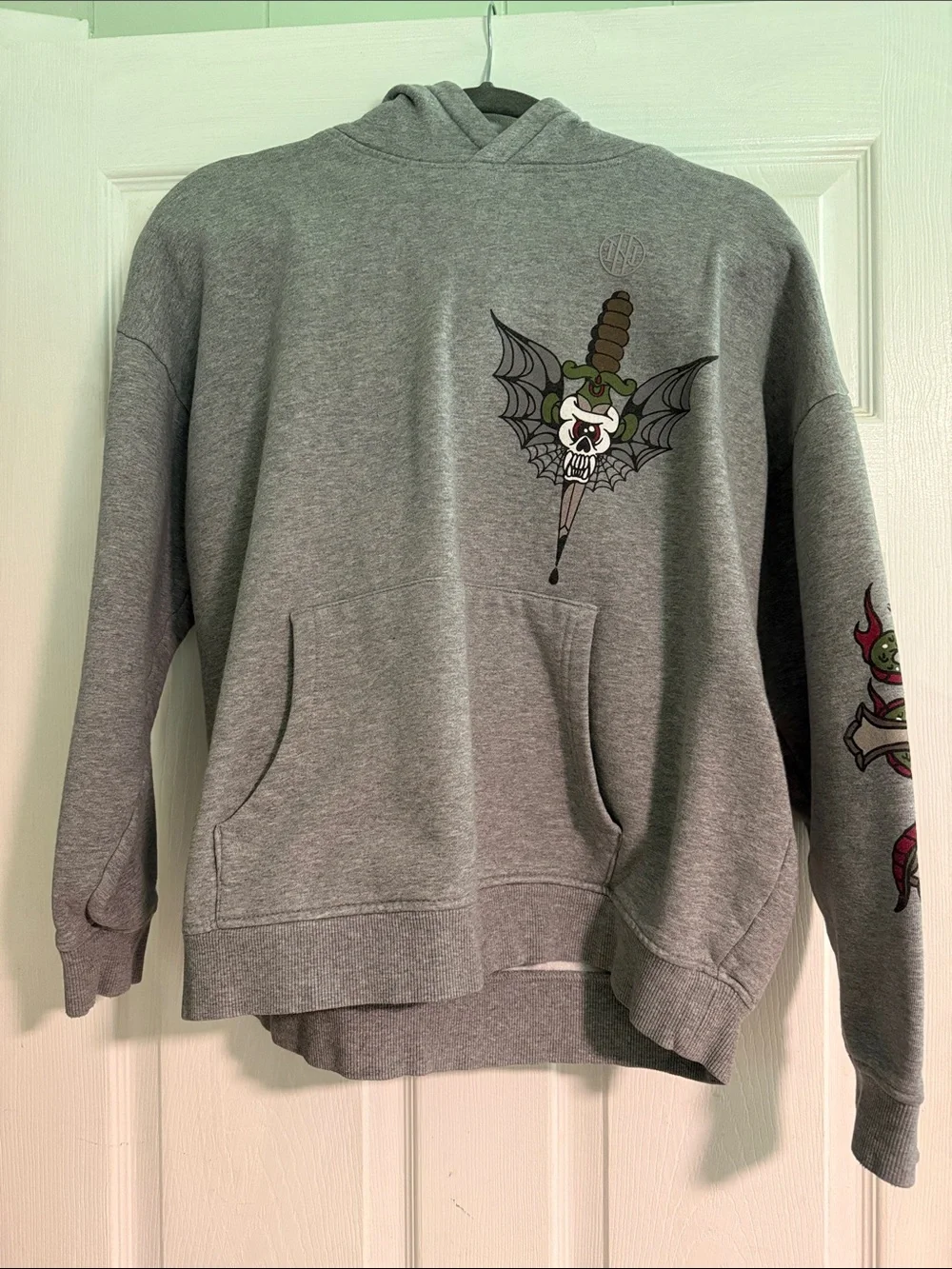 Ninth Hall Gray Graphic Hoodie